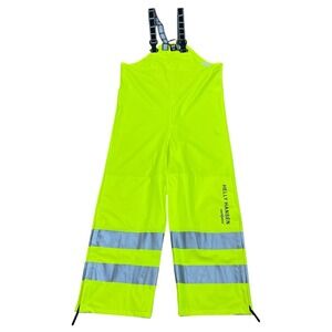 Helly Hansen Workwear Alta EN471 Bib Pants Mens M HiVis Yellow Rainwear